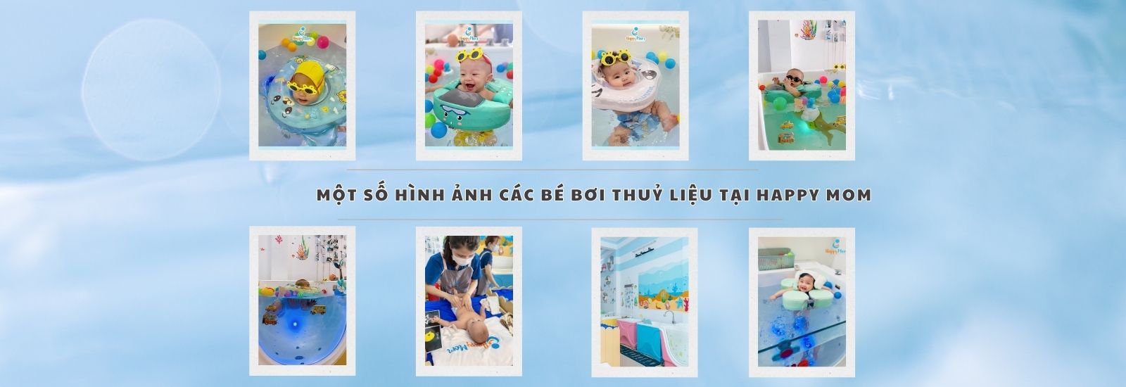 Một số hình ảnh các bé bơi thuỷ liệu